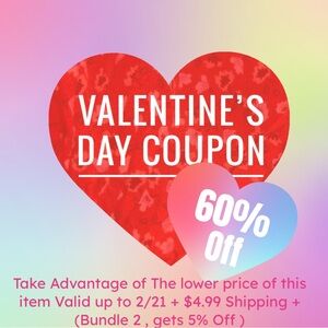 ❤️Valentine’s Day Coupon 60%Off  Valid up to 2/21/2026s shipping discount